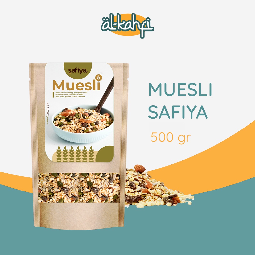 Muesli Safiya 500 gr Sereal Makanan Ringan dan Sarapan Sehat Premium