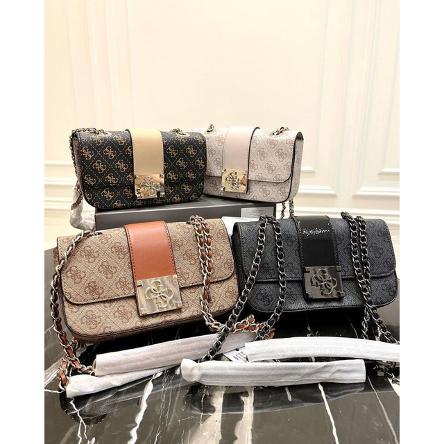 Jual Guess Logo City Small Crossbody Bag Original / Tas Guess Original / Guess Bag / Shoulder