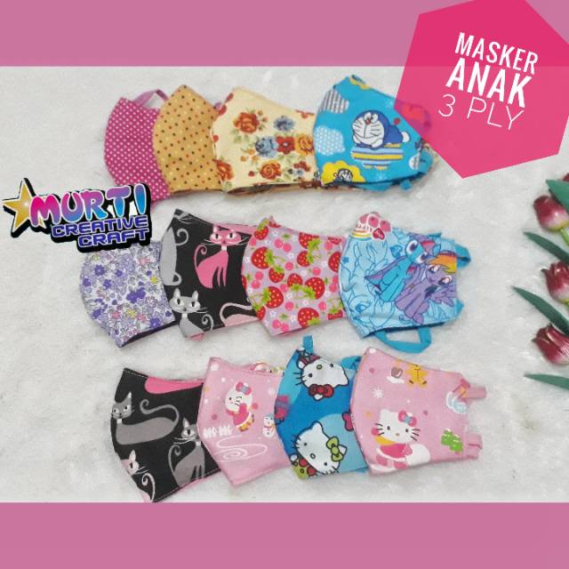 MASKER ANAK karakter /Masker anak /masker karakter