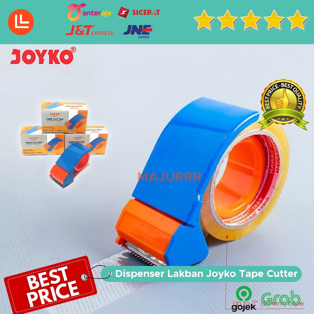 

Tempat Lakban Joyko 2 Inch Tape Dispenser 50 MM Roll Pemotong Lakban / Tape Cutter