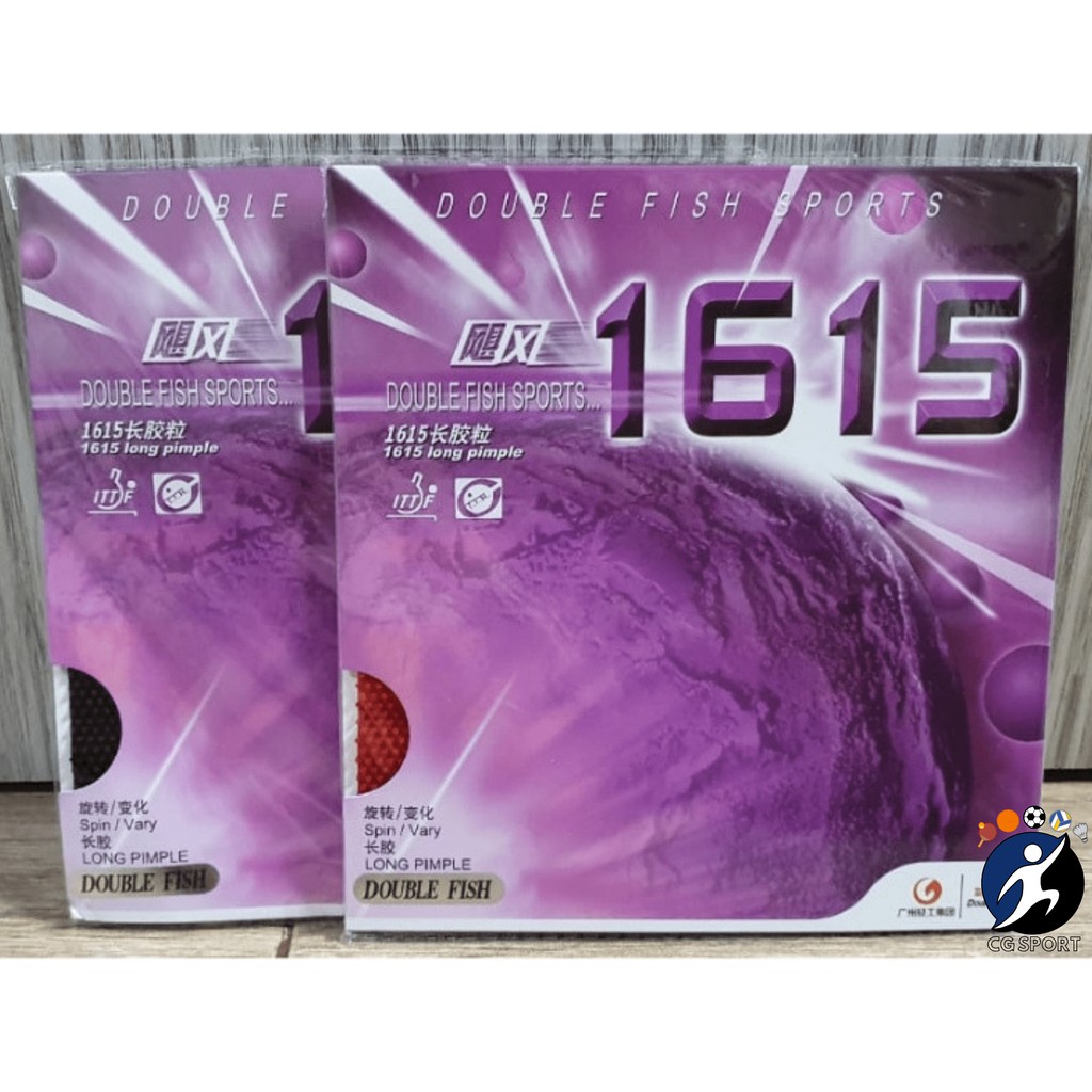 Karet Pingpong Double Fish 1615 OX (Bintik Bertahan Panjang)