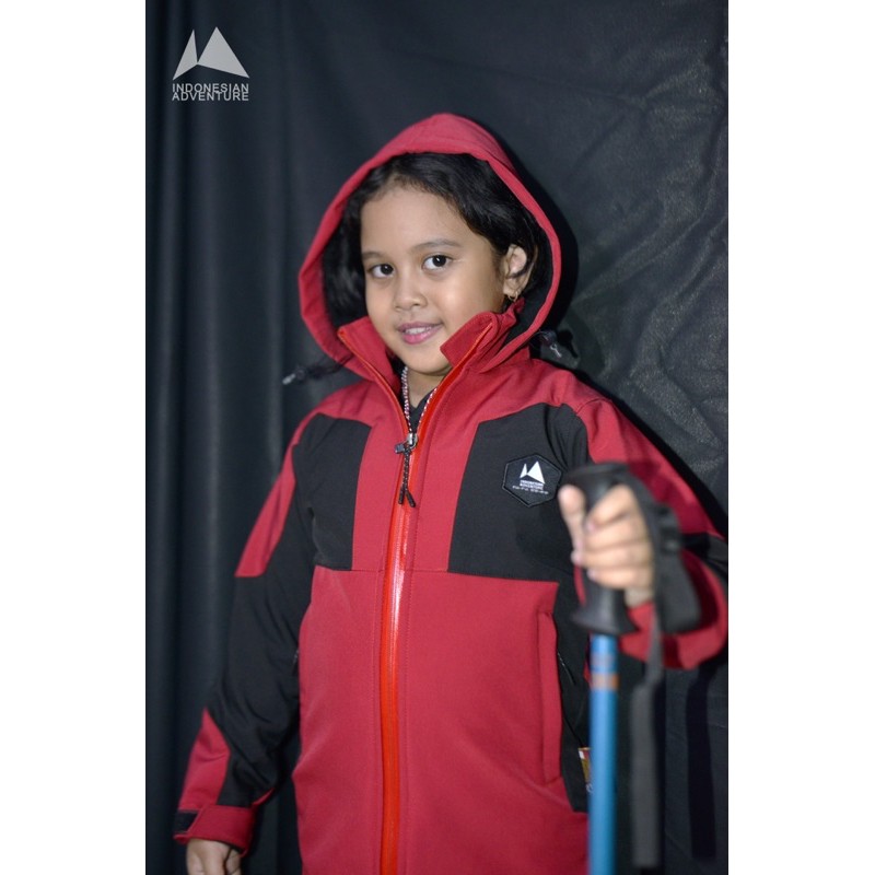 jaket anak softsheel