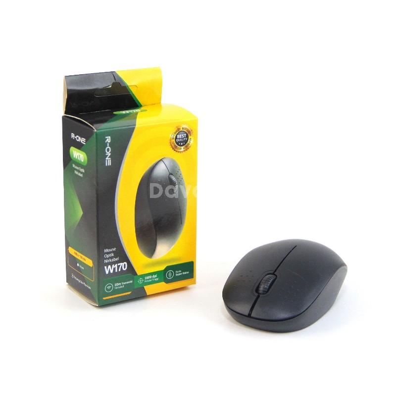 MOUSE BLUETOOTH TERMURAH HQ MERK R-ONE W170 SENSOR 1000 DPL-TEKNOLOGI TERBARU CONRTOL STABIL - TEKNO KITA