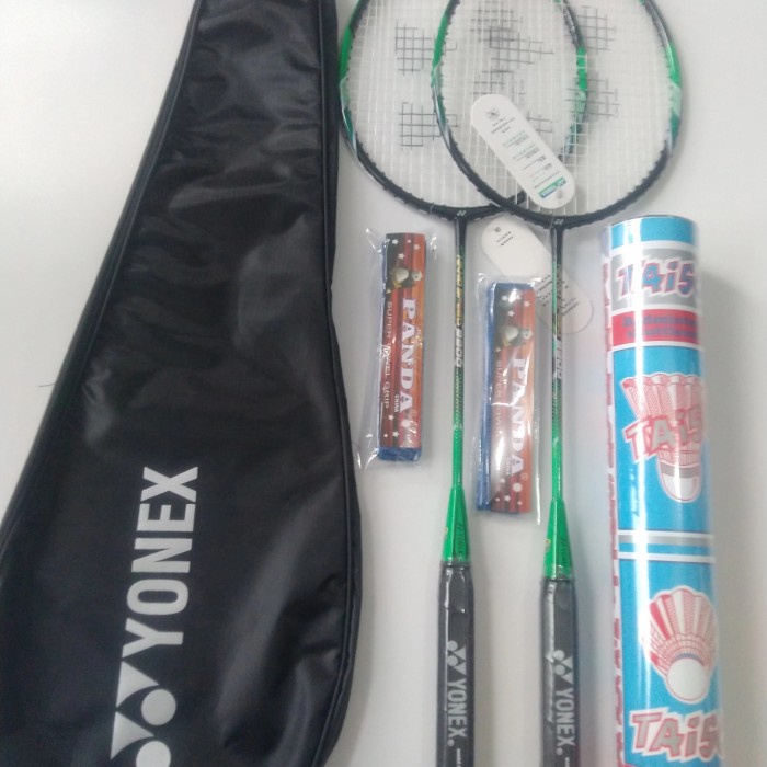 Nh20Nn Raket Badminton Yonex Arcsaber Satu Pasang . 1 Tas . 2 Grip &amp; Kok NyN1Y