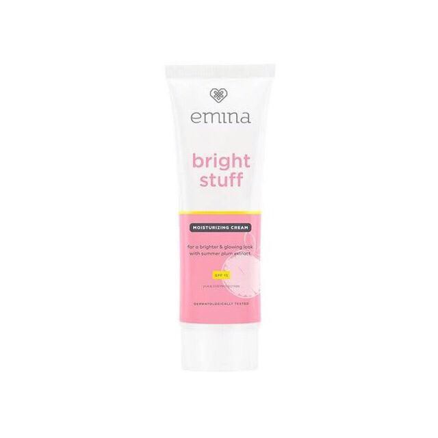 COD TERLARIS EMINA BRIGHT STUFF MOISTURIZING CREAM 20ml ORIGINAL BPOM CREAM PELEMBAB WAJAH