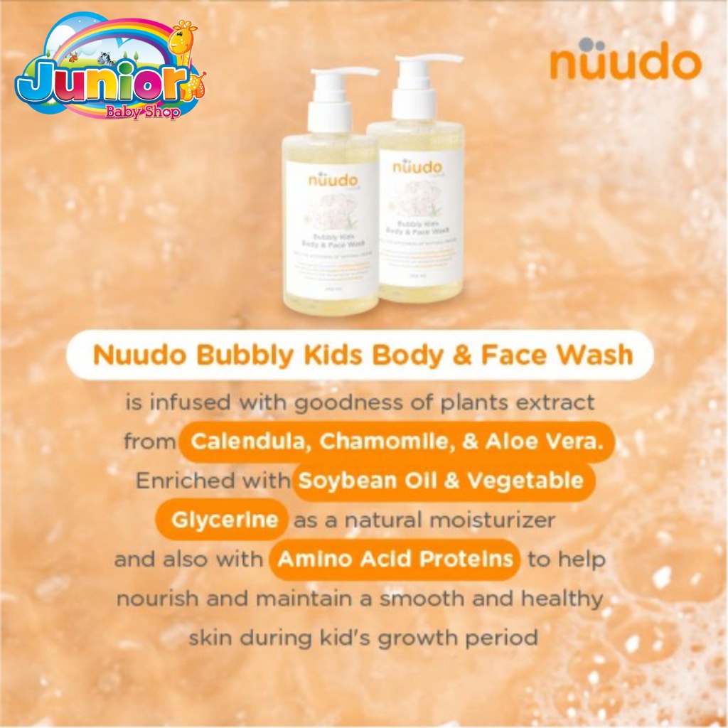 Nuudo Bubbly Kids Body&amp;Face Wash