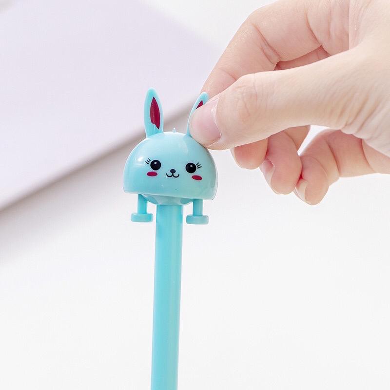 Grosir - S639 Pena Gel Kelinci Goyang / Pulpen Rabbit Lucu / Stationary / Alat Tulis / Bolpen Rabbit