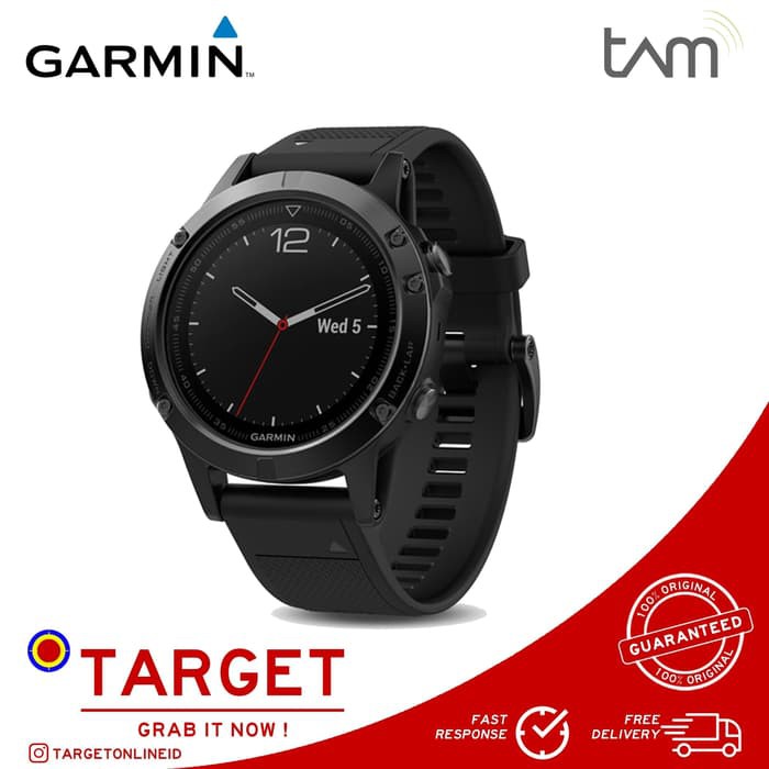 Garmin Fenix 5 Sapphire Black - Smart Watch