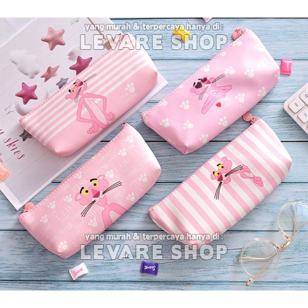 

Tempat Pensil Kotak Pencil Alat Tulis - Motif Karakter Pink Panther