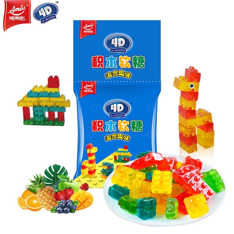 1 BOX （12Bungkus）JELLY BLOCKS MODI / JELLY LEGO 3D