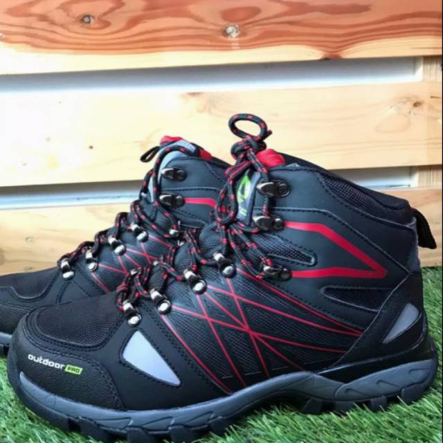 Sepatu Outdoor Pro Viper Black Resmi Sepatu Sneakers Gunung Trekking Pro Outdoor Viper