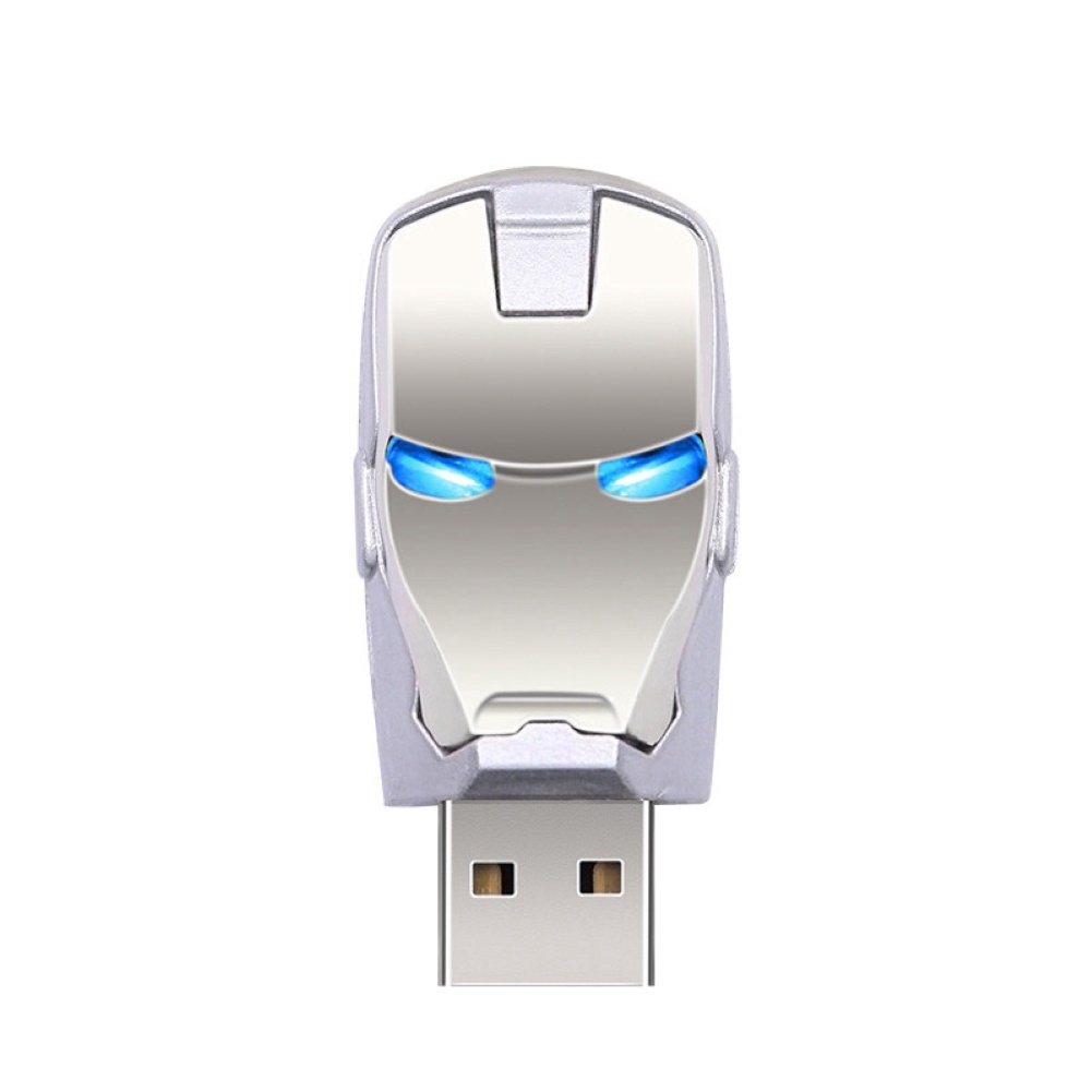 Huluboy Flashdisk USB 2.0 512GB 1TB 2TB Bentuk Iron Man