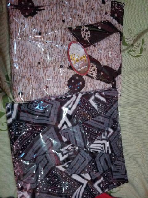 Bswart Batik Hrb026 Kenongo Hem Pendek Anjani Biru Pekalongan M L Xl Batik Pria Murah Modern Grosir