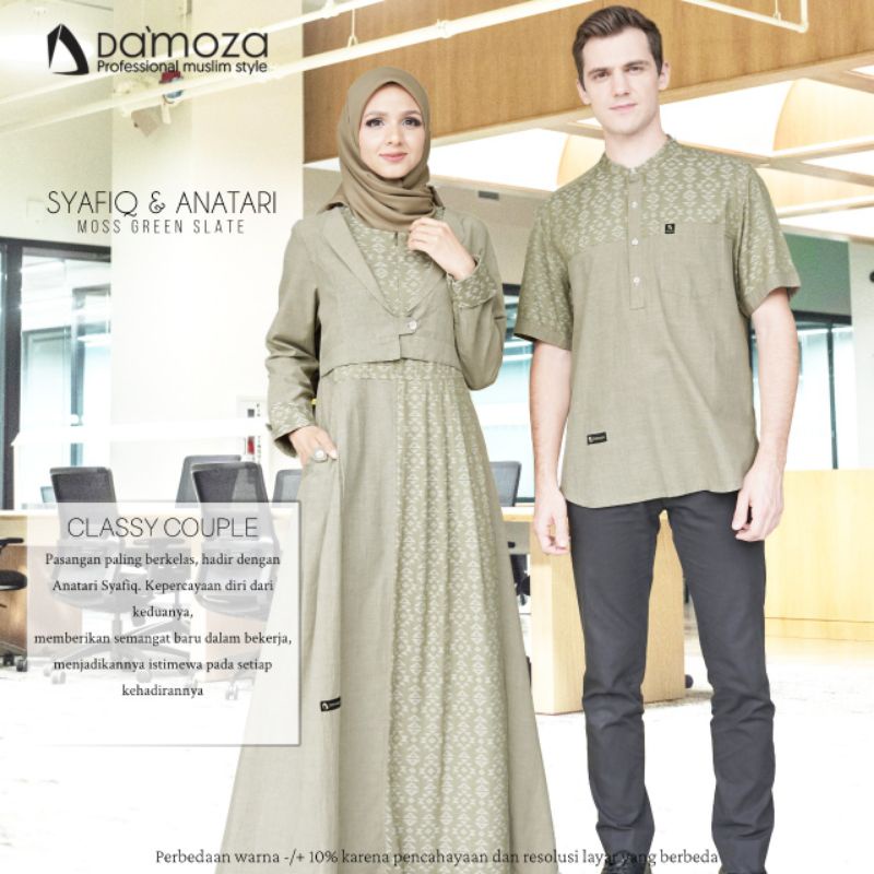 (COD) DAMOZA CLASSY COUPLE TERBARU/GAMIS DAMOZA ANATARI/KOKO DAMOZA SYAFIQ