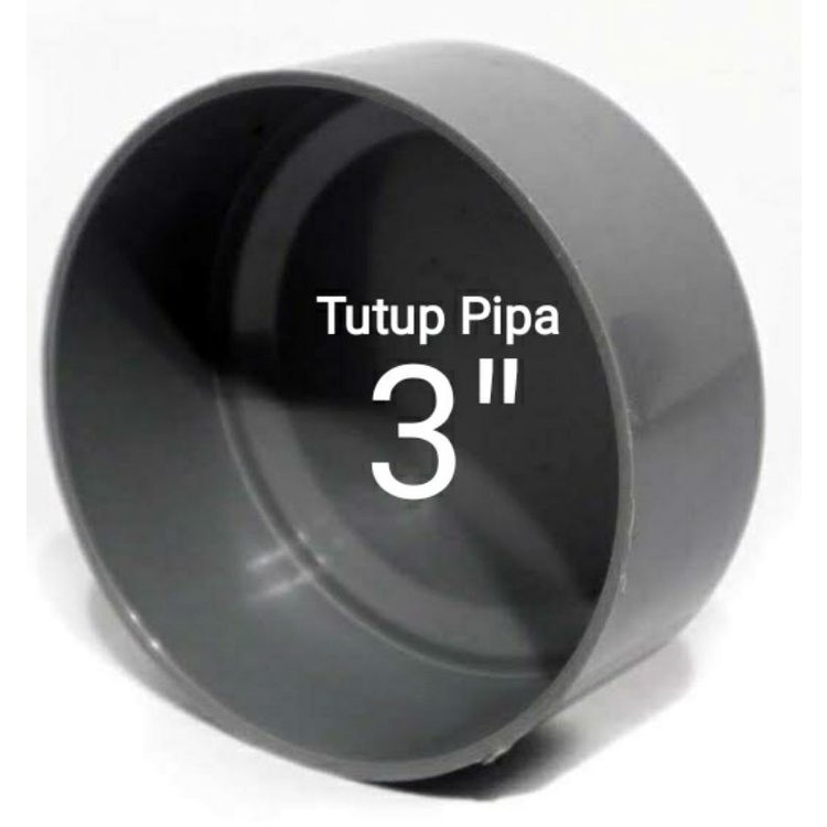 Tutup Pipa Pvc 3 inch