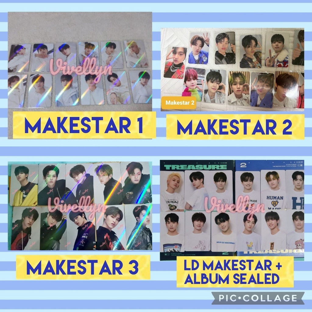 Photocard PC Treasure TSS Second Step chapter  Makestar 1 2 3 LD makestar Junkyu Haruto Asahi