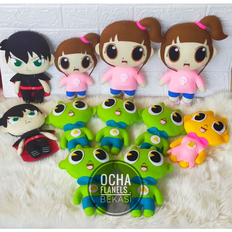 Boneka Shinbi The Haunted house,flanel(shinbi,geumbi,hari koo)