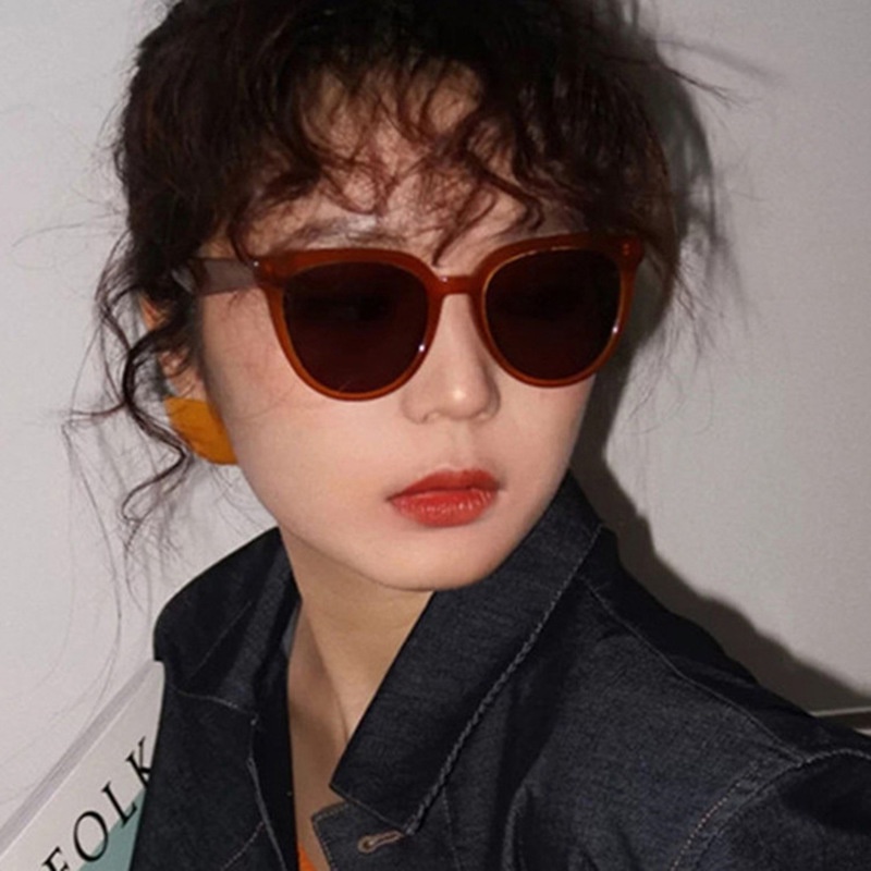 (YUZHU) COD Kacamata Fashion Korea Kacamata Wanita INS Oversized Frame