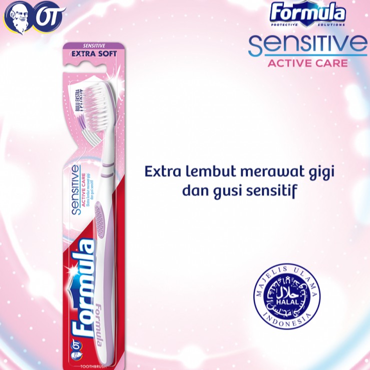 Formula Sikat Gigi Sensitive Active Care 1's
