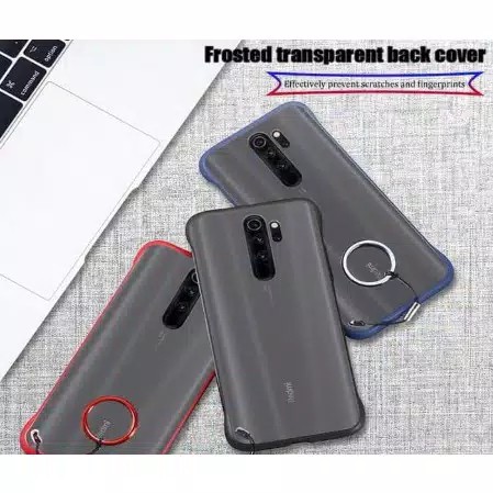 Hard Case SAMSUNG J7 PRIME SAMSUNG A71 Frameless Transparent Matte Fingger Ring Casing