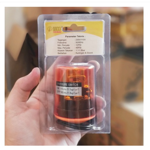 Otomatis Pompa Air 3/8" ISCO Otomatis Pressure Switch ISCO 3/8"