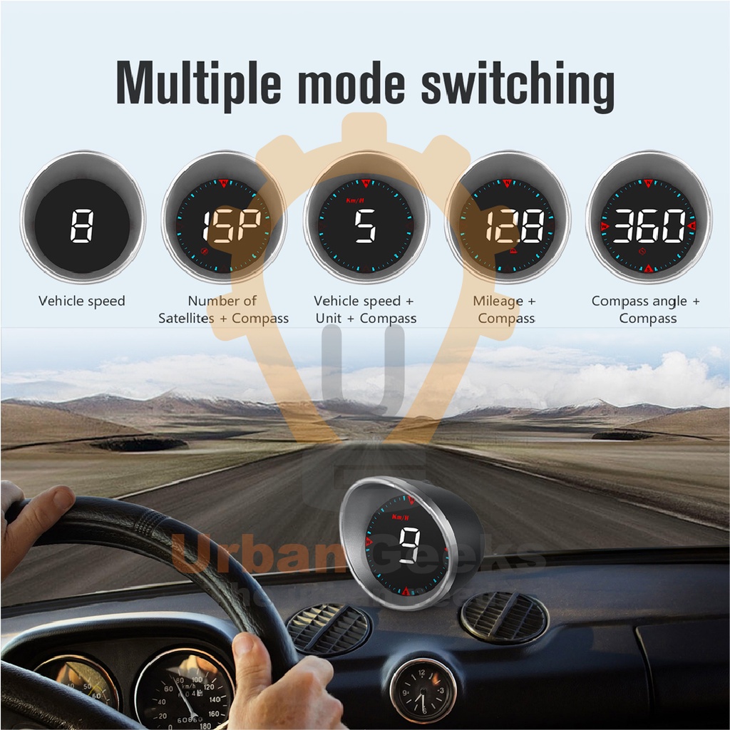 HUD G5 Head Up Display OBD 2 With Over Speed Alarm System