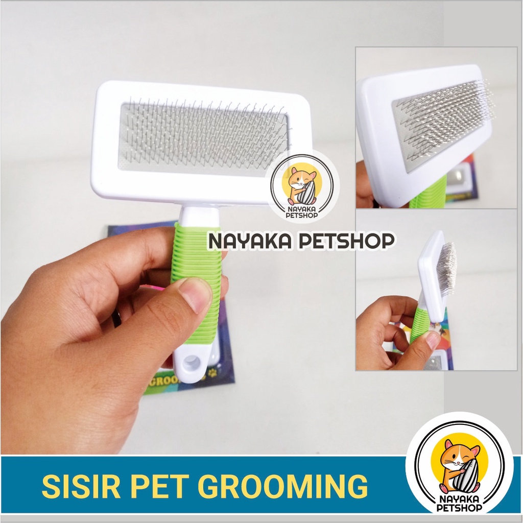 Pet Grooming Sisir Kucing Hewan Musang Kelinci Marmut