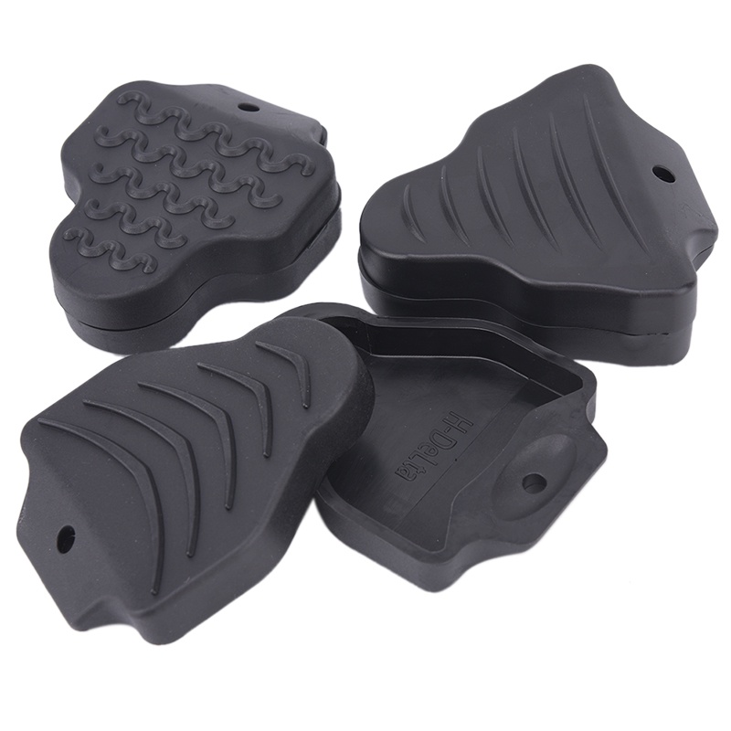 &lt; E2id &amp; &gt; 1 Pasang Cleat Pedal Sepeda Bahan Karet Untuk SPD-SL / LOOK KEO