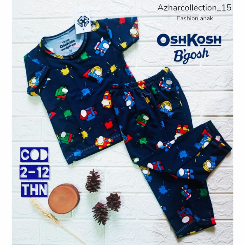 SETELAN OSHKOSH BABY TERRY/BAJU ANAK LAKI-LAKI/STELAN ANAK LAKI-LAKI 2-12 THN