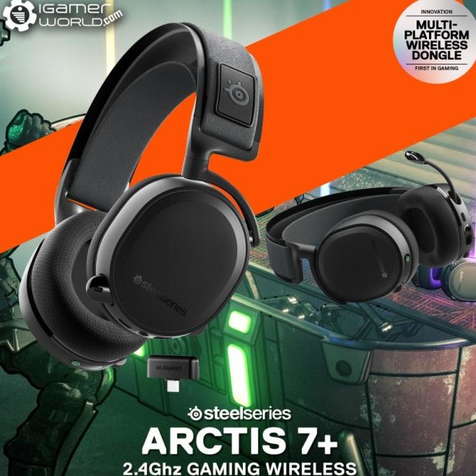 STEELSERIES ARCTIS 7+ FOR PS5/PS4/PC/MOBILE WIRELESS GAMING HEADSET DFG64651E