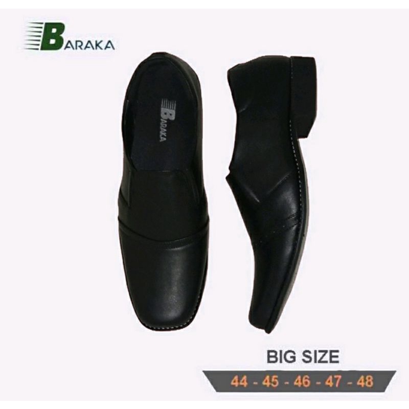 Sepatu Pantofel Pria Big Size 44-45-46-47-48 /Sepatu Kerja Kantoran Jumbo PNS Guru Direktur, 48