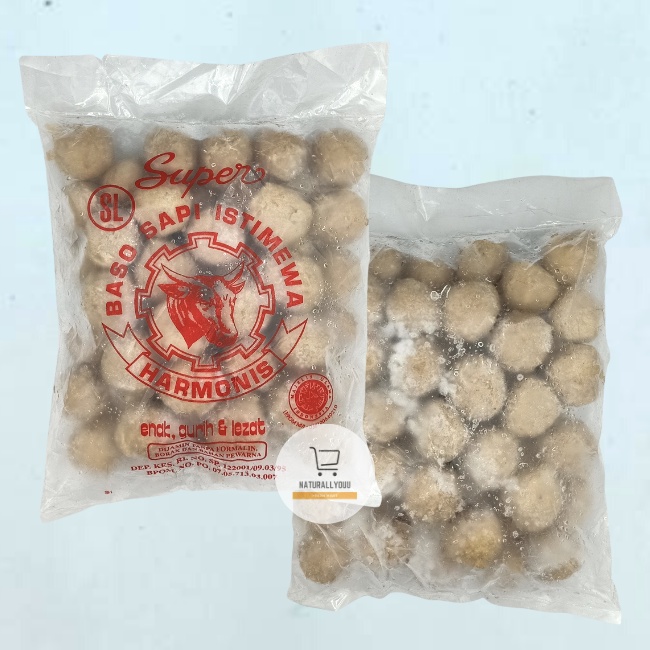 HALAL Bakso Sapi Istimewa Super Harmonis SL Isi 50 Butir Baso Sapi