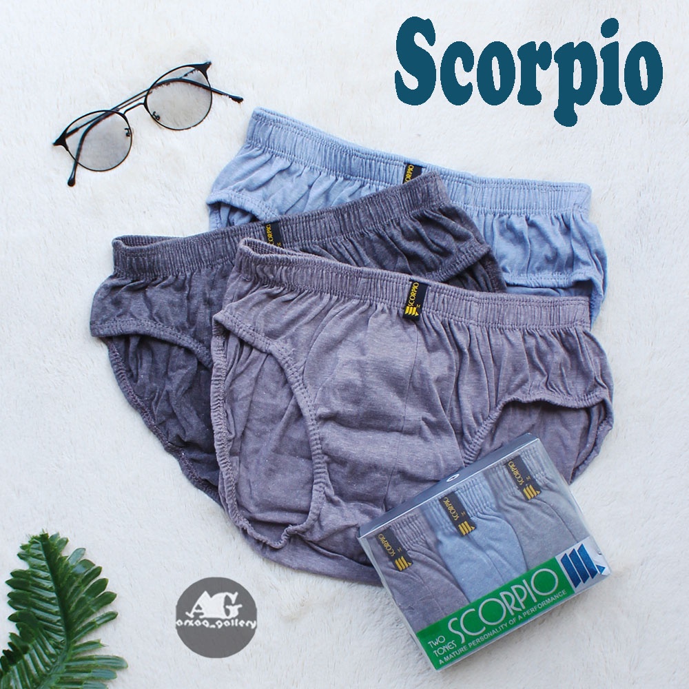 [3 Pcs] CD SCORPIO | Celana Dalam Pria Scorpio Mahal | cd pria dewasa