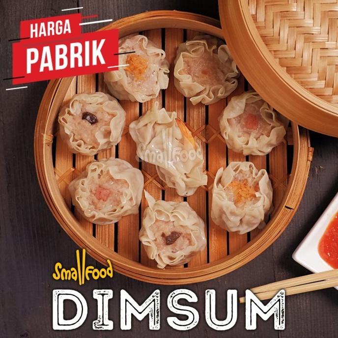 

MAKANAN BEKU / 50 PCS - DIMSUM SIOMAY PREMIUM GROSIR FROZEN FOOD HALAL - SMALLFOOD NON COD