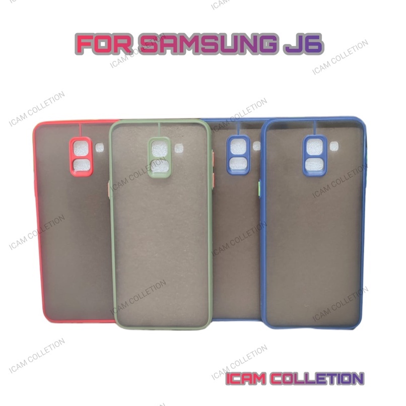 Casing Samsung J6 2018  Fuze Dove Matte Transparan