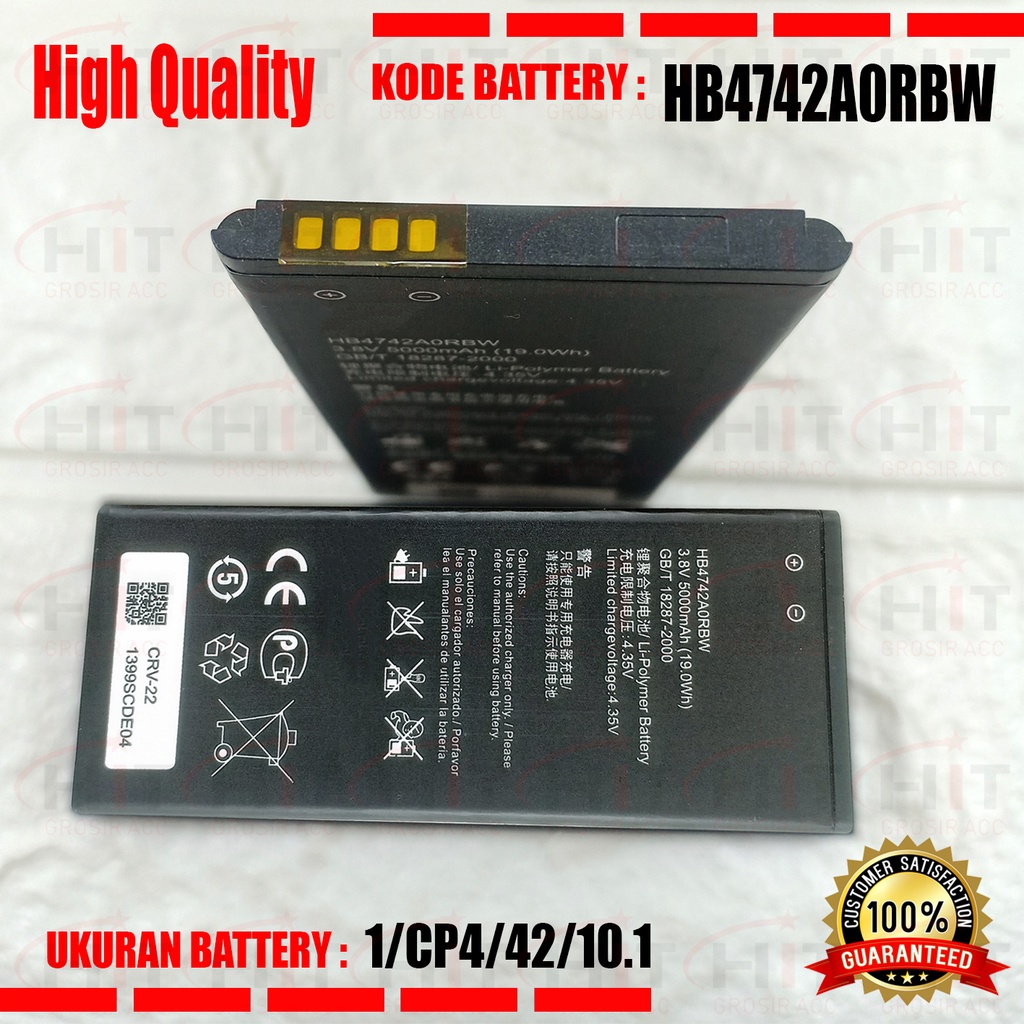 Baterai Battery Honor 3C H30-T00 / H30-T10 / HB4742A0RBW