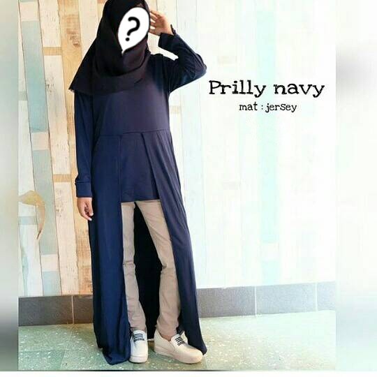 BAJU WANITA MURAH PRILLY NAVY BAJU WANITA GROSIR TANAH ABANG
