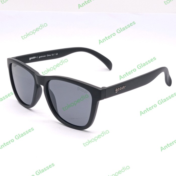 kacamata hitam goodr sunglass black matte bisa ganti lensa