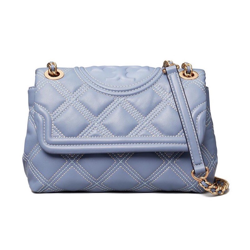 TORY BURCH FLEMING SOFT CONTRAST STITCH CONVERTIBLE SMALL