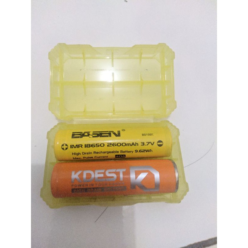 batre baterai battery 18650 basen kdest oten authentic