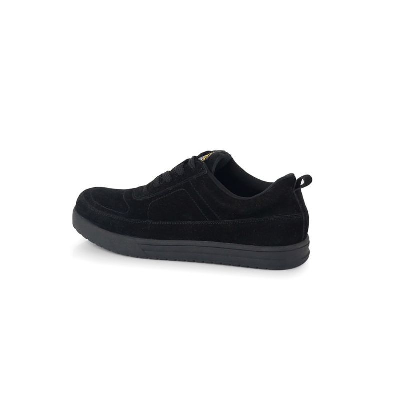 Sepatu Casual Sneakers Anak Bahan Premium Kulit Asli Suede Original - Hitam