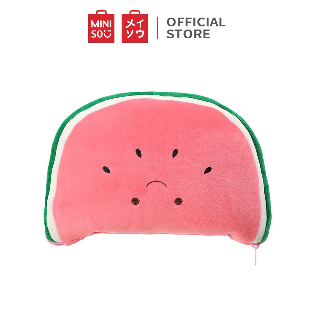 MINISO Blanket / Selimut Lipat Bulu Super Lembut Halus Motif Buah Seri Lucu 90 x 120 cm-8
