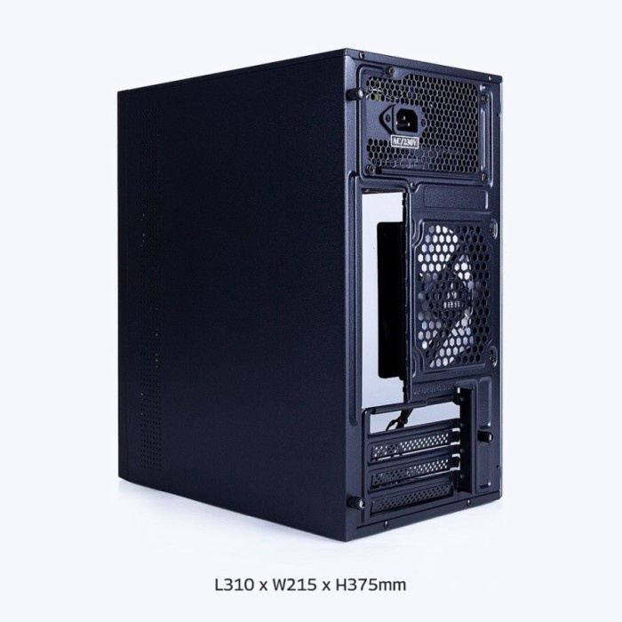 Casing Komputer Paradox Gaming Moscow M-ATX Include PSU 400Watt