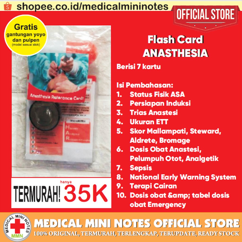 

Flash Card Anastesi