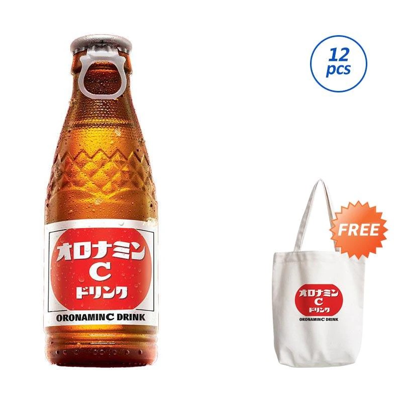 Oronamin C Drink Minuman Vitamin [120 mL/ 12 Pcs] + Oronamin Totebag