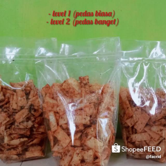 

KERIPIK PANGSIT PEDAS EKSTRAK DAUN JERUK PURUT