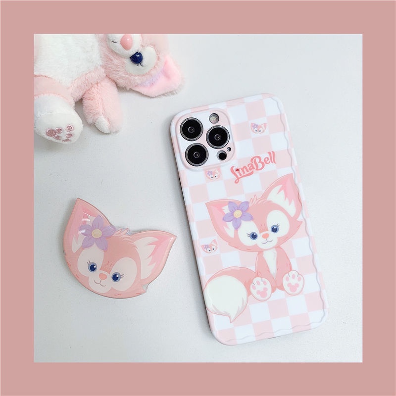 Case Motif Kartun Dengan Holder Untuk IPhone 12 13 11 Pro Max X Xs Max Xr Lndl