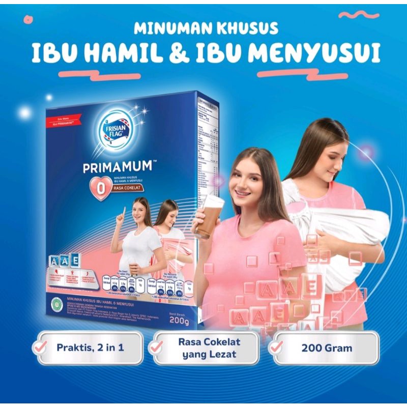 Susu frisian flag primamum 200gr (hamil&menyusui)