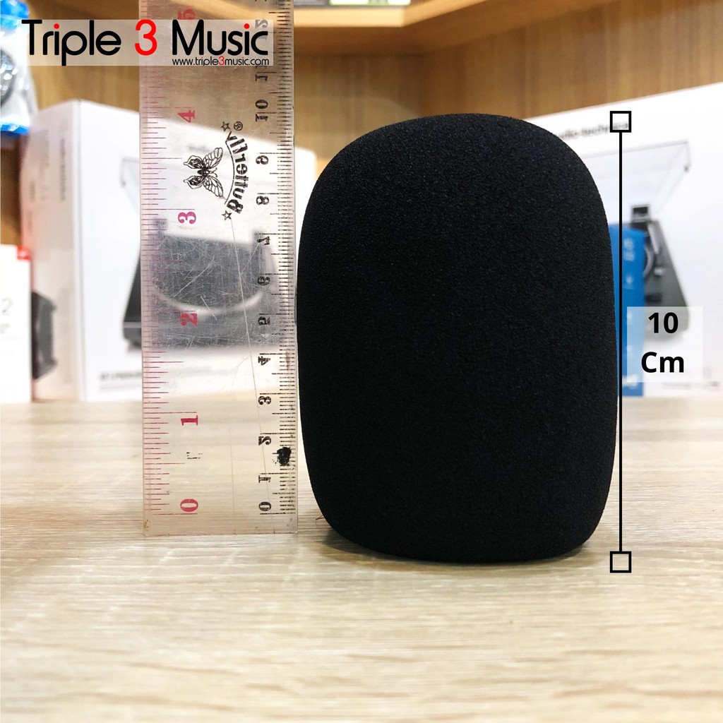 Busa Mic BESAR JUMBO spon Foam Mic Condenser besar mikrofon