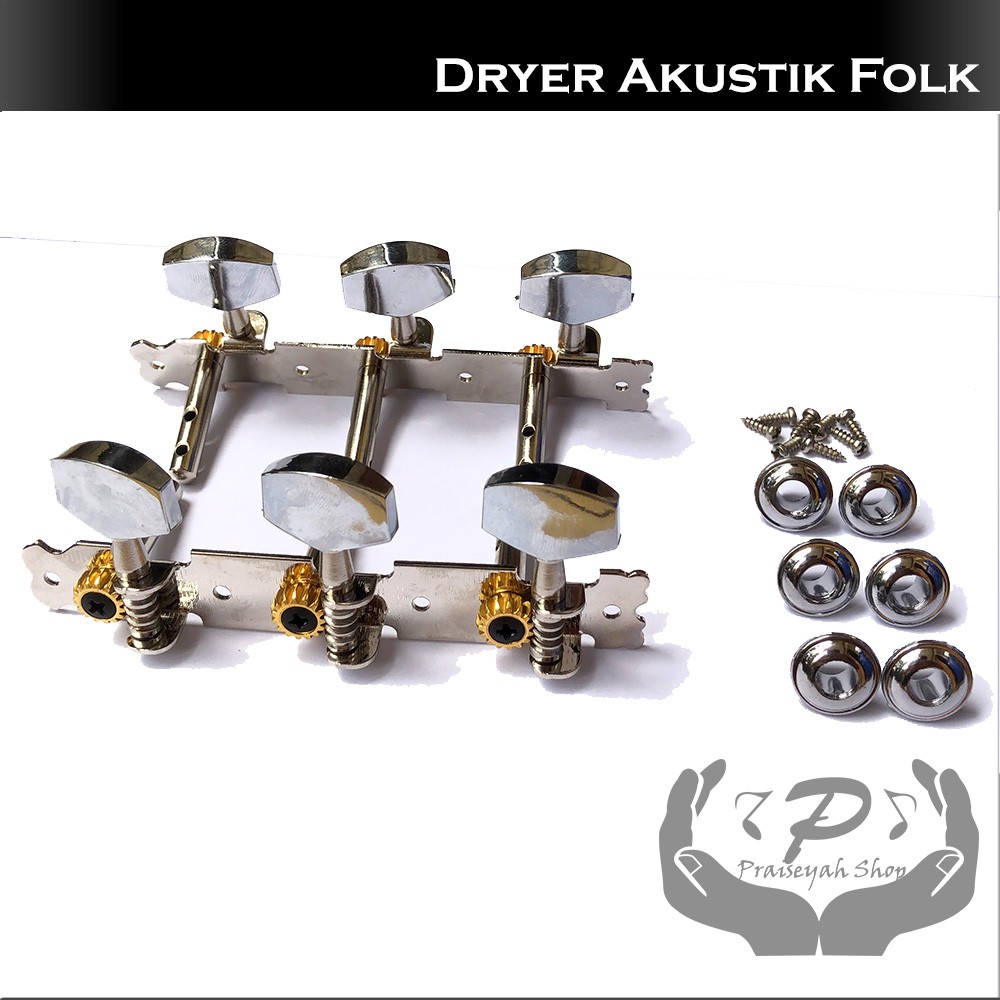 Dryer Putaran Senar Gitar Tuning Peg Akustik String Folk